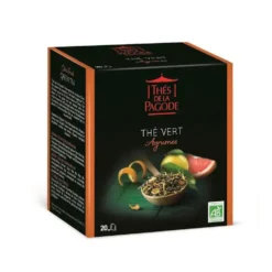 Thé vert Agrumes bio Thés de la Pagode - 40 g / 20 infusettes