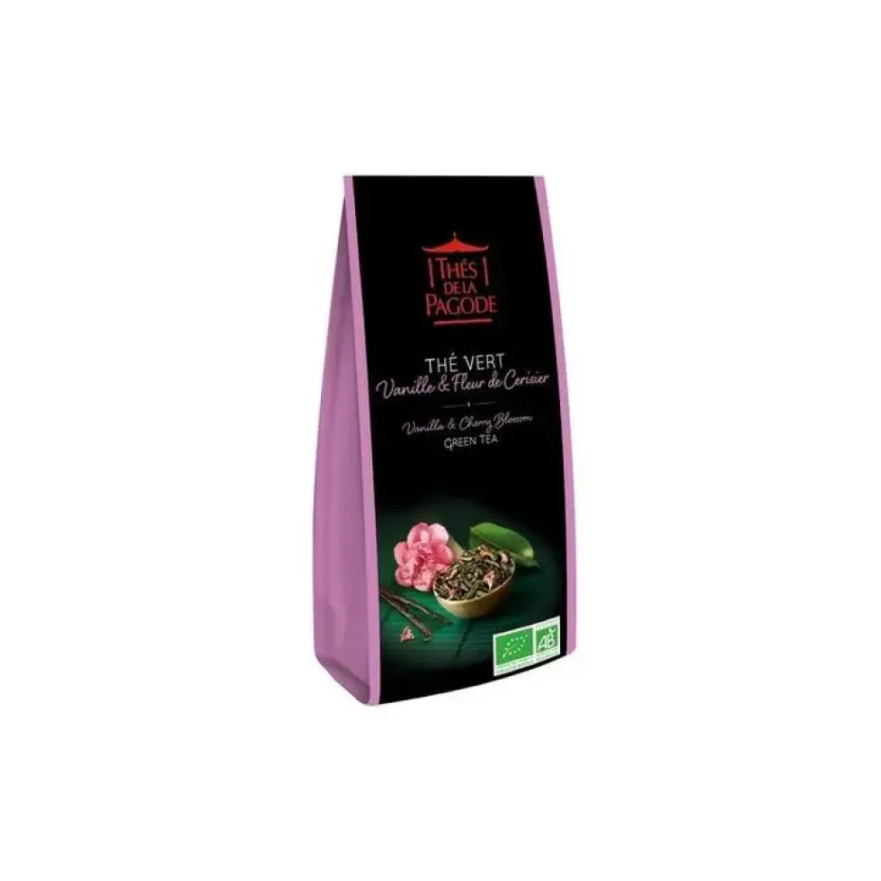 Thé Vert Grand Cru Vanille Fleur de Cerisier - 110 g