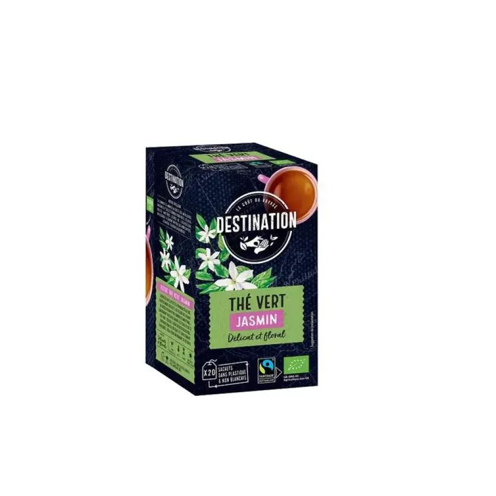 Thé vert jasmin en boîte Destination Sri Lanka - 35 g