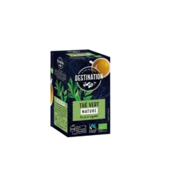 Thé vert nature équitable en boîte Destination Sri Lanka - 32 g