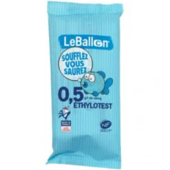 Éthylotest chimique Le Ballon 0,5g Contralco