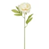 Tige de pivoine artificielle en plastique recyclé crème - 67 cm