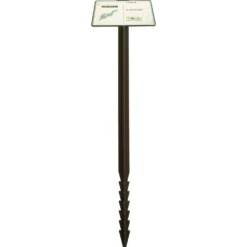 Étiquette à planter jalons de jardin romarin coloris marron - 45 cm