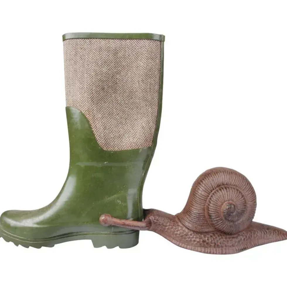 Tire bottes fonte escargot 31,9x12,5 cm