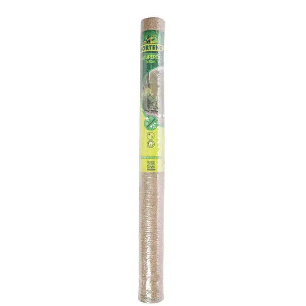Toile de jute coloris beige 1x10 m
