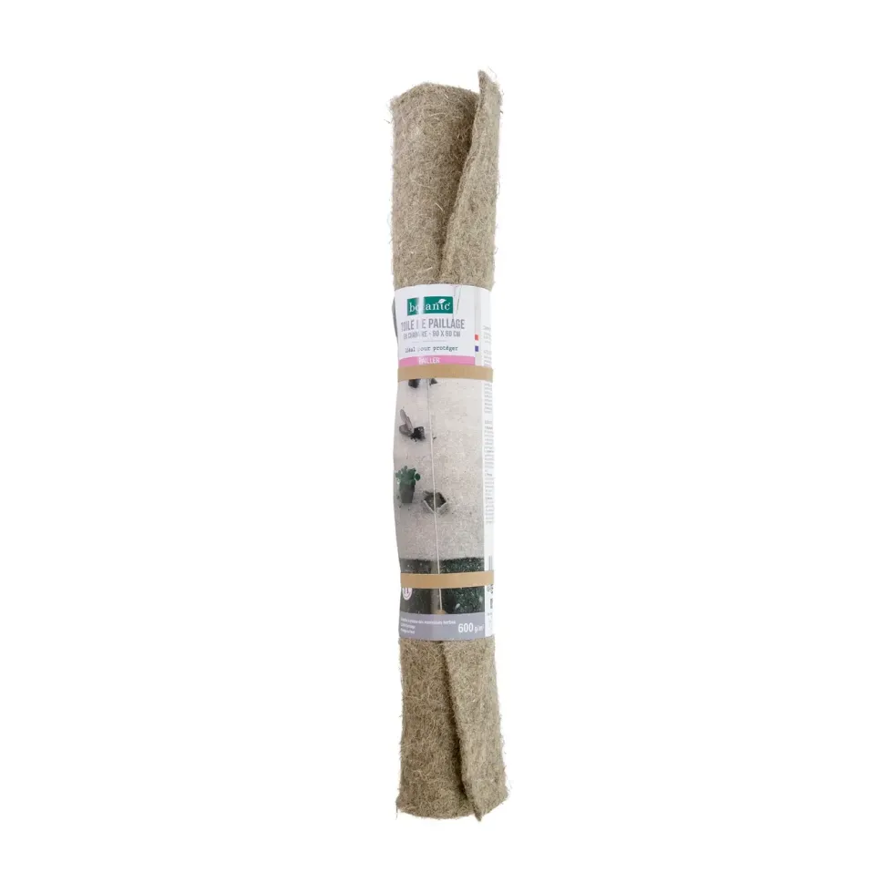 Toile de paillage en chanvre botanic® pour carré potager - 90 x 60 cm