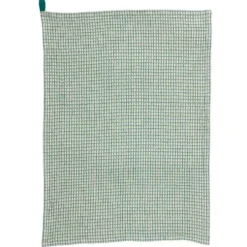 Torchon Na Mumba coloris bleu en coton - 50 x 70 cm