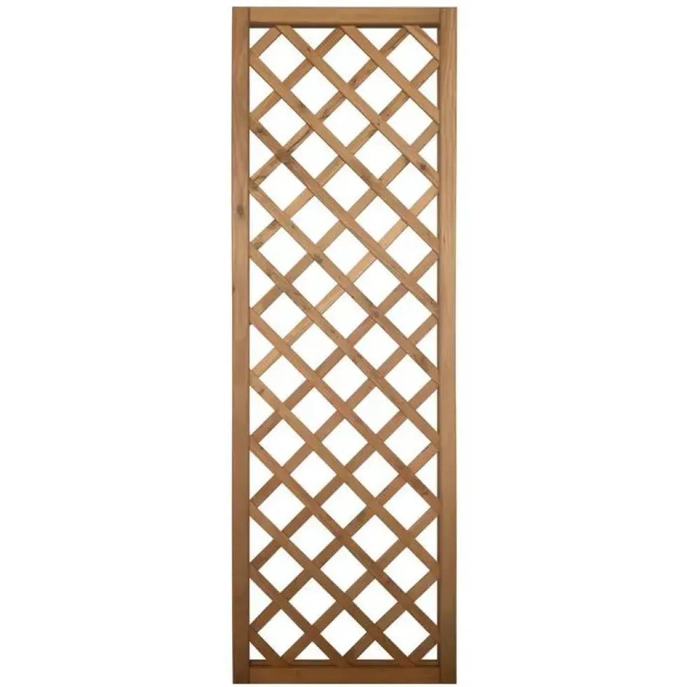 Treillis Pralou diagonal en bois naturel huilé 180x60 cm