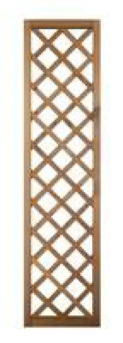Treillis Pralou diagonal en bois naturel huilé 180x45 cm