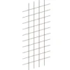 Treillis Rectangle mural à débord gris 80x170 cm avec maille 15 cm