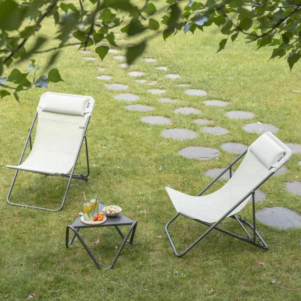 Tétière repose tête pour maxi transat Seigle Batyline® Lafuma coloris beige - 46 x 5 x 20 cm
