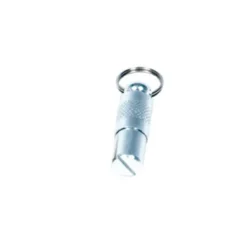 Tube adresse en nickel pour chien et chat