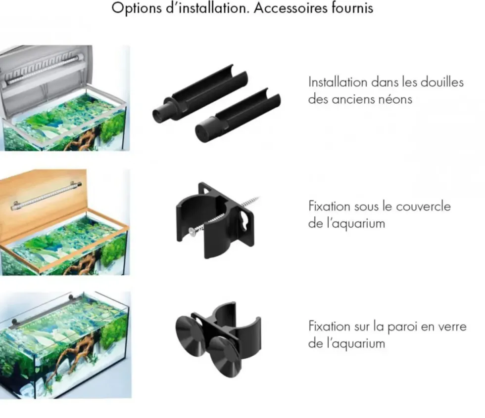 Tube LED pour aquarium, spécifique TETRA LightWave Set 830