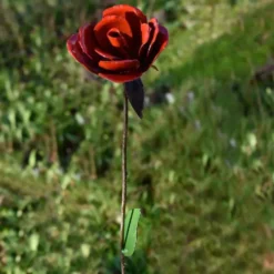Tuteur Rose rouge