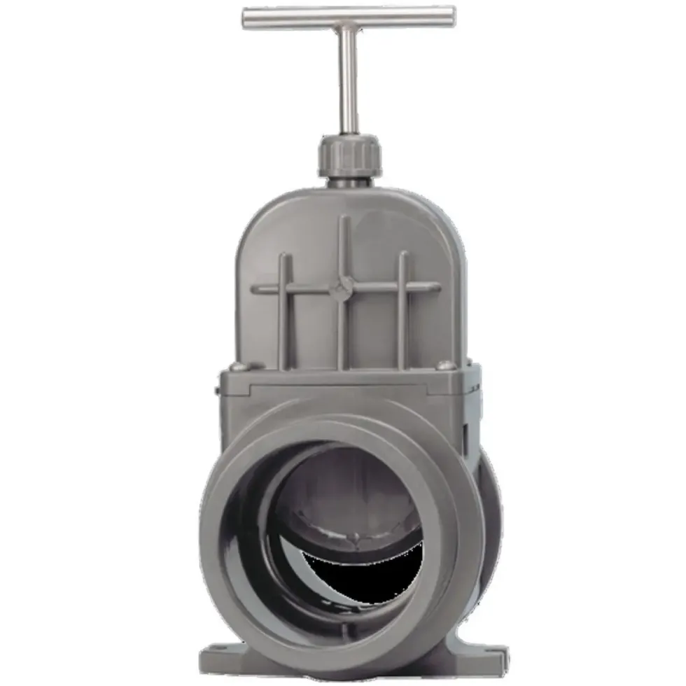 Vanne guillotine pour bassin en plastique robuste - SUPERFISH BASSIN, modèle standard - Ø 90 mm