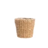 Vannerie naturelle en jacinthe d’eau – 18 x 16 x 13,5 cm