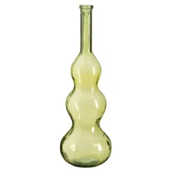 Vase en verre recyclé vert clair Benito - Ø 33 x H 100 cm
