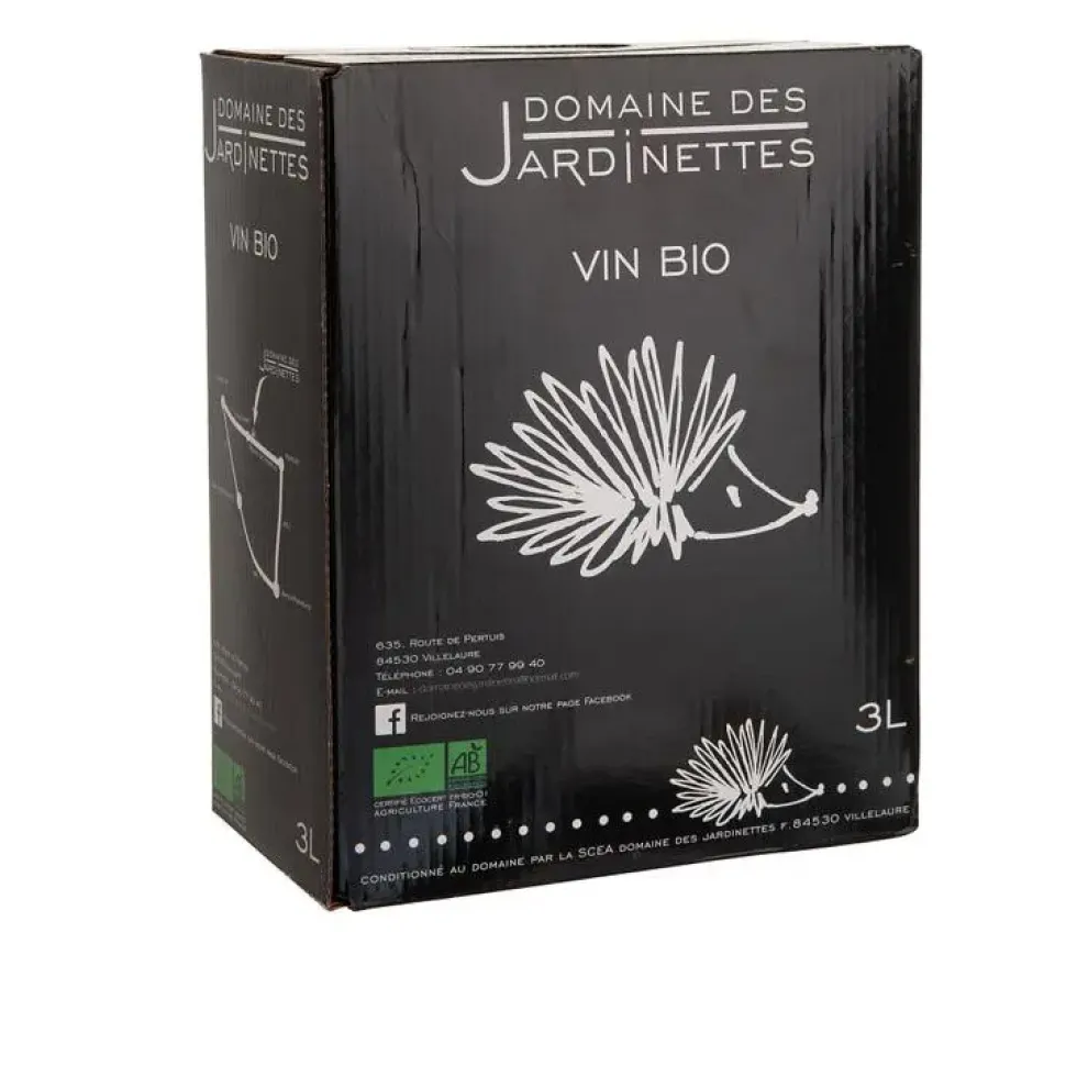 Vin blanc bio AOC Luberon - Cubi 3 L