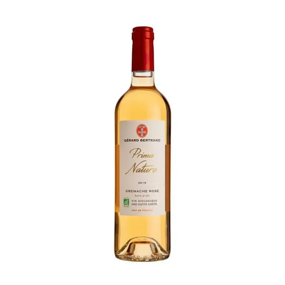 Vin rosé Bio Prima Nature IGP Pays d’oc Grenache sans sulfite - 75 cl