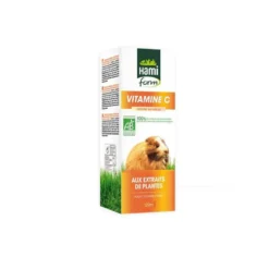 Vitamine C bio pour cochon d’inde en flacon de 120 ml