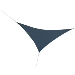 Voile d'ombrage triangulaire gris ardoise 3 x 3 m
