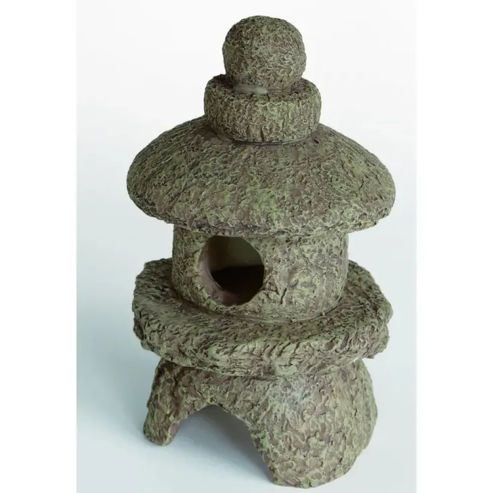 Zen Déco Pagoda Résine 10,9x10,9x19 cm